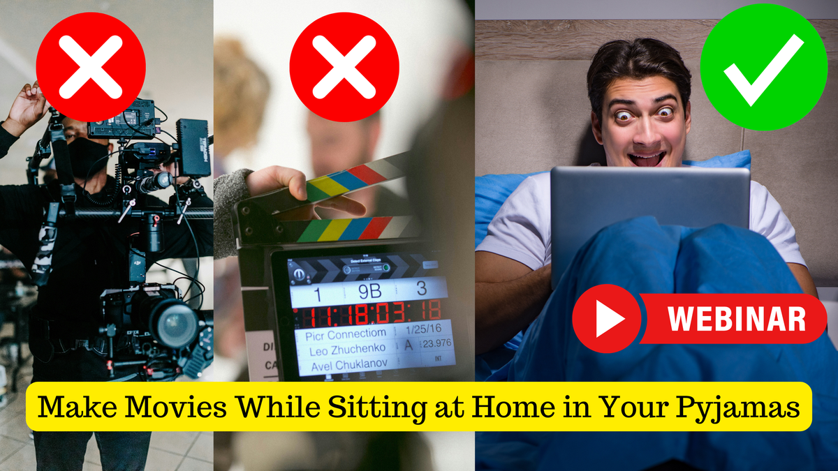 (Training) 😍 Become Your Own Movie Director - WITHOUT Cameras, Actors & Teams..