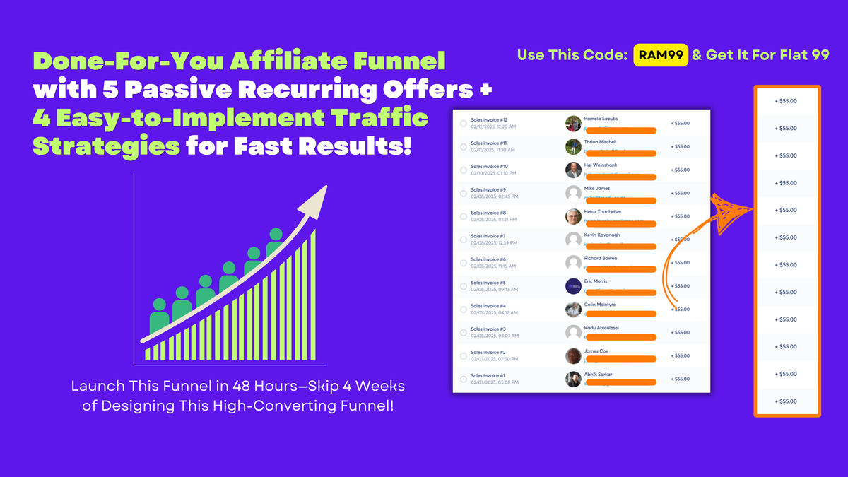 🚀 50% Opt-in Rate & Recurring Commissions – DFY Funnel Ready!