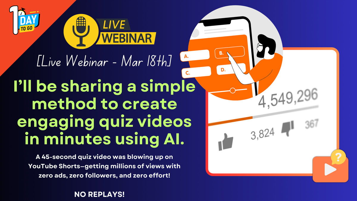⏳ 24 Hours Left – Join the Live Session Tomorrow
