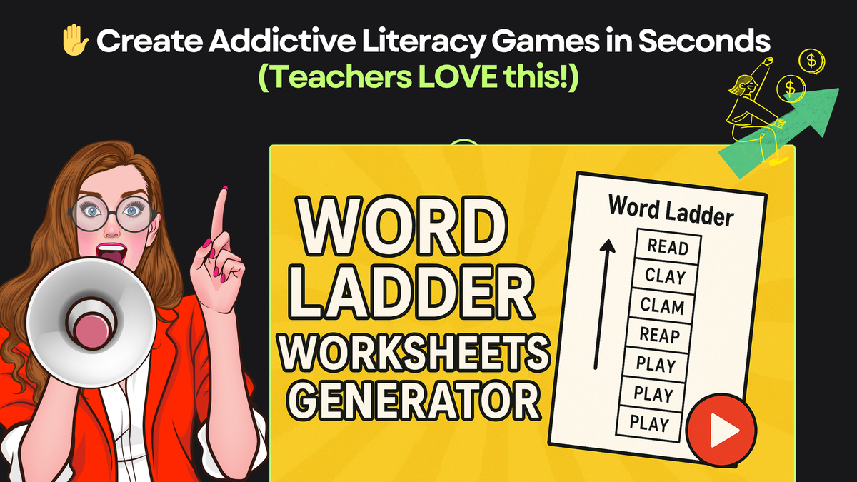 (5 Min) 🌩️⚡️ Create Addictive Literacy Games in Seconds (Teachers LOVE this!)