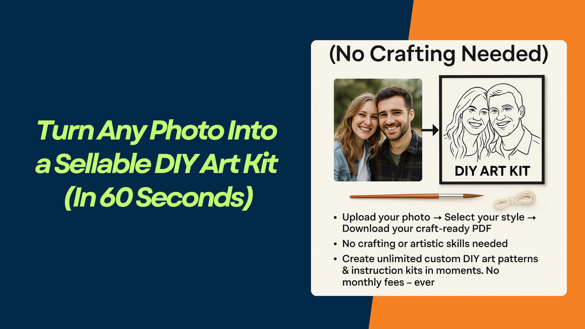 Turn Any Photo Into a Sellable DIY Art Kit (In 60 Seconds)
