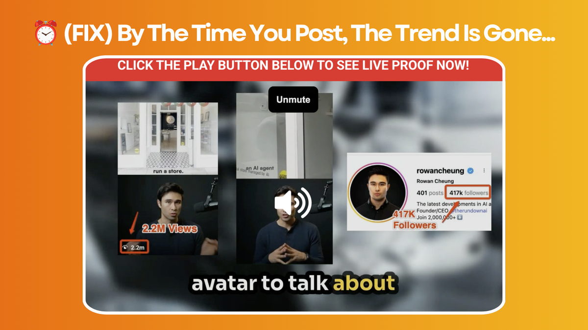 ⏰ (FIX) By The Time You Post, The Trend Is Gone...