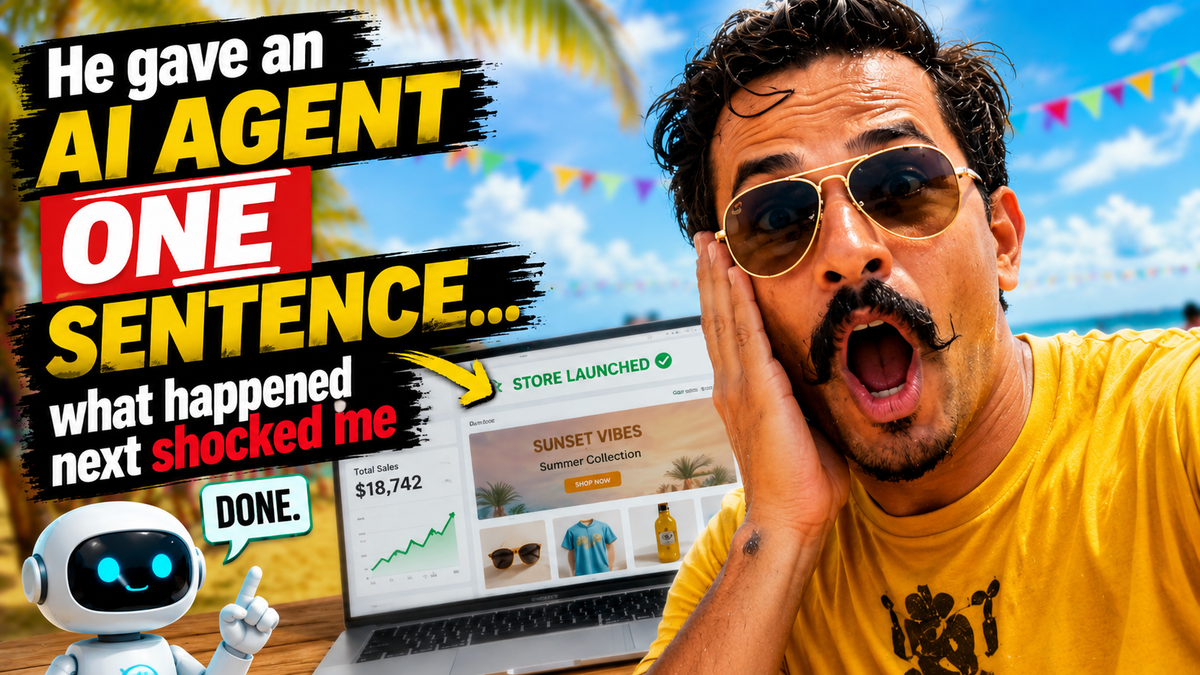 He gave an AI agent ONE sentence… what happened next shocked me 😳