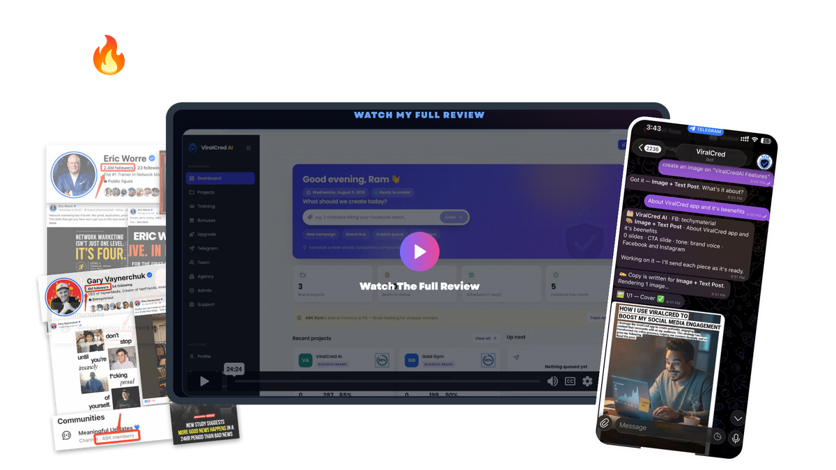 🔥 RUN it from 1 Telegram message