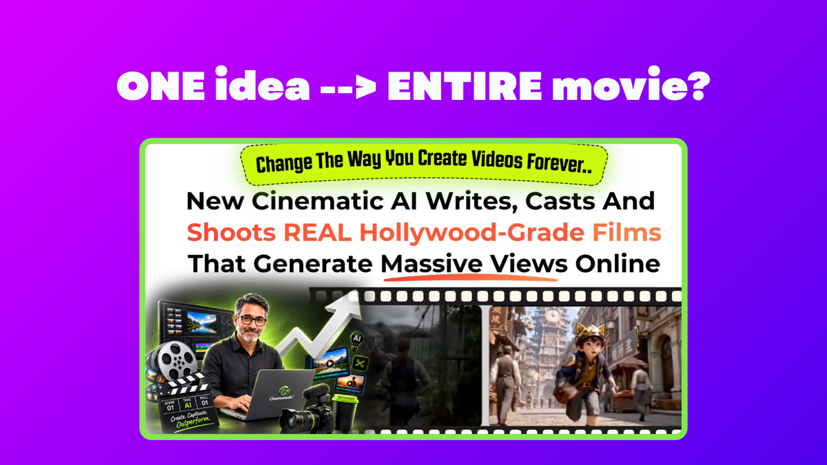 🎦 ONE idea --> ENTIRE movie?