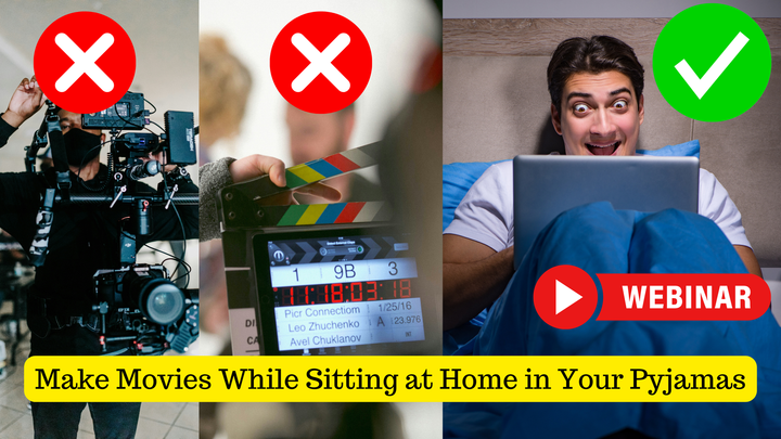 (Training) 😍 Become Your Own Movie Director - WITHOUT Cameras, Actors & Teams..