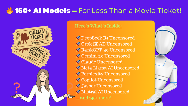 🔥 150+ AI Models — For Less Than a Movie Ticket!