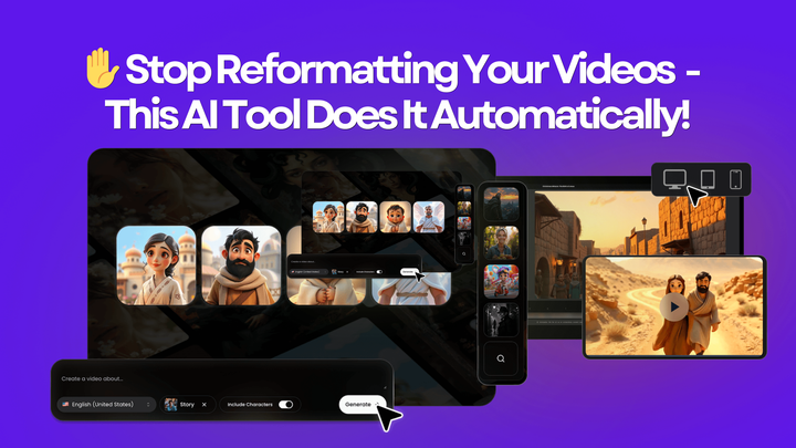 ✋ Stop Reformatting Your Videos - This AI Tool Does It Automatically!