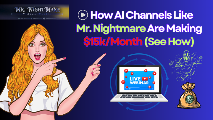 (TRAINING) 🎥 How AI Channels Like Mr. Nightmare Are Making $15k/Month...