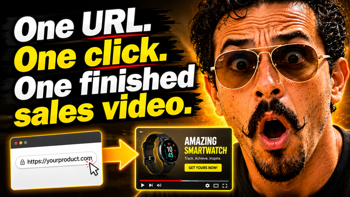 🚀 Paste Your Product URL. Get Your Video!