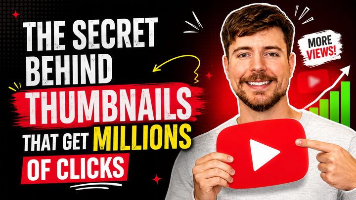 🤫 SECRET Behind YouTube Thumbnails That Get Millions Of Clicks!