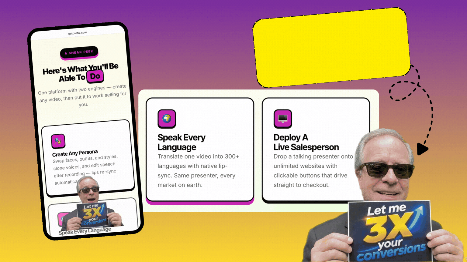 ▶️ Record ONCE, and Place an interactive AI presenter on your website!