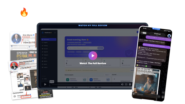 🔥 RUN it from 1 Telegram message