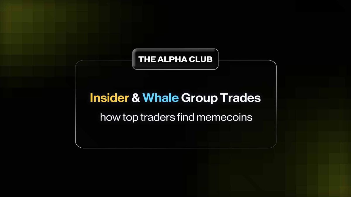Insider & Whale Group Trades