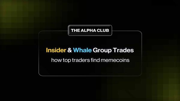 Insider & Whale Group Trades