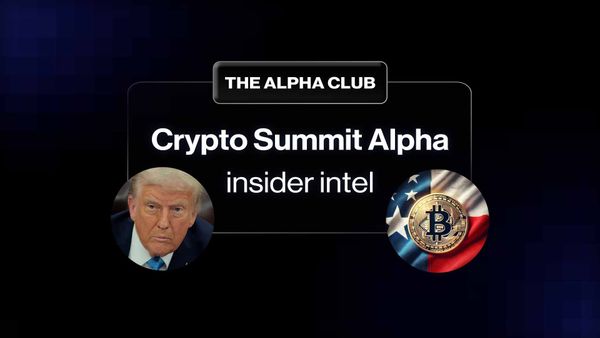 Crypto Summit Alpha