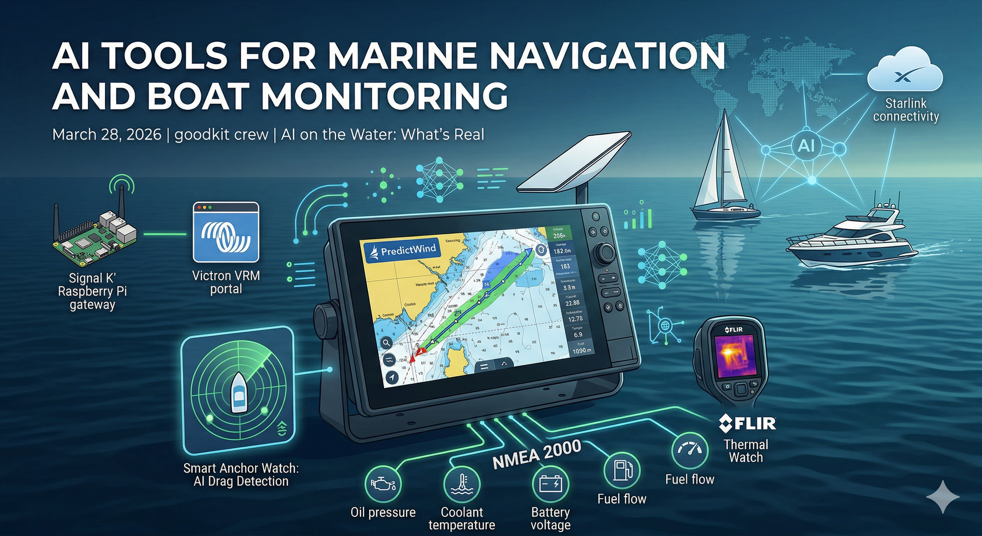 AI-assisted marine navigation