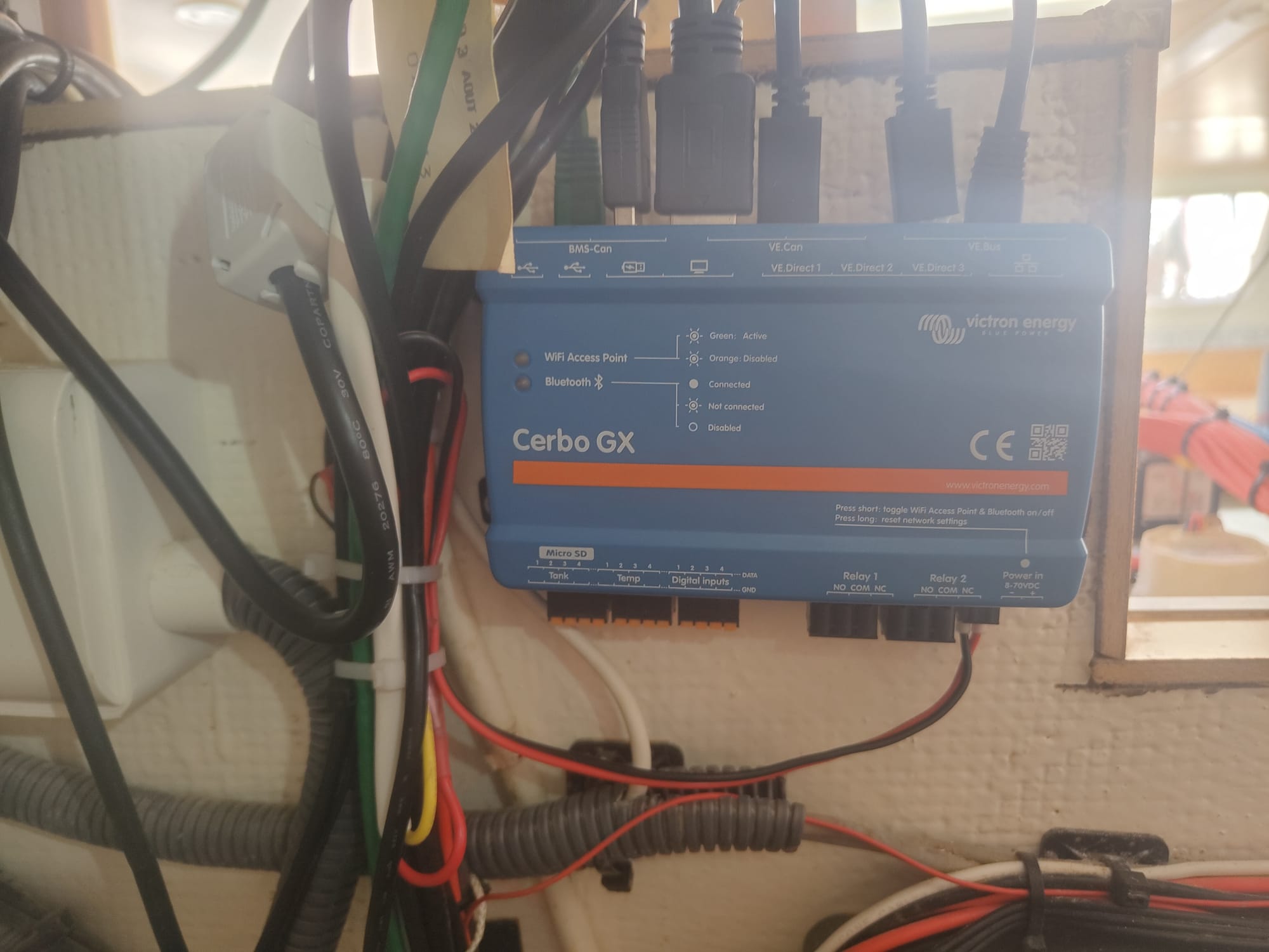 Victron Cerbo GX installation