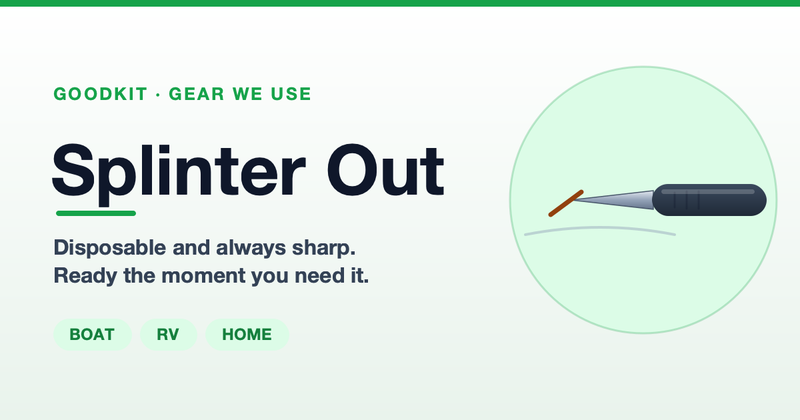 Splinter Out: The Disposable Splinter Remover You'll Be Glad You Have