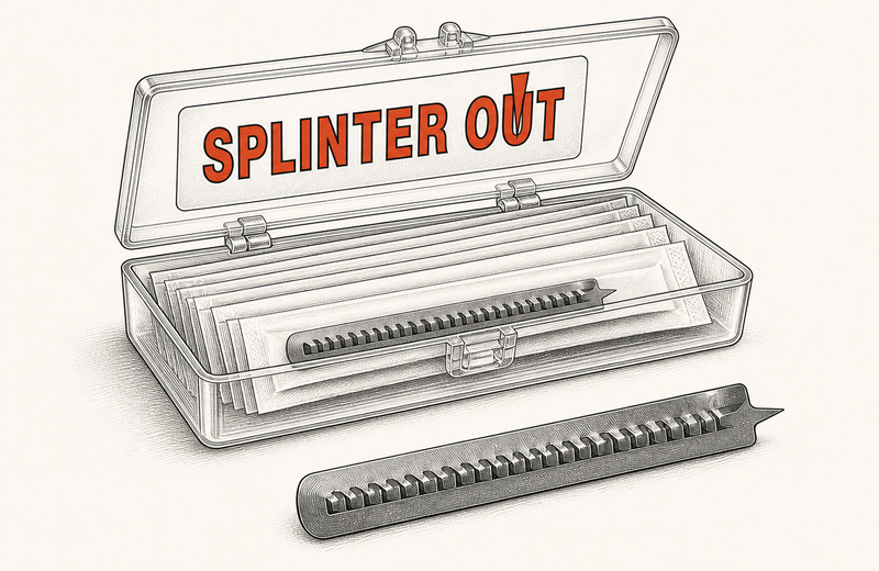 Splinter Out: The Disposable Splinter Remover You'll Be Glad You Have