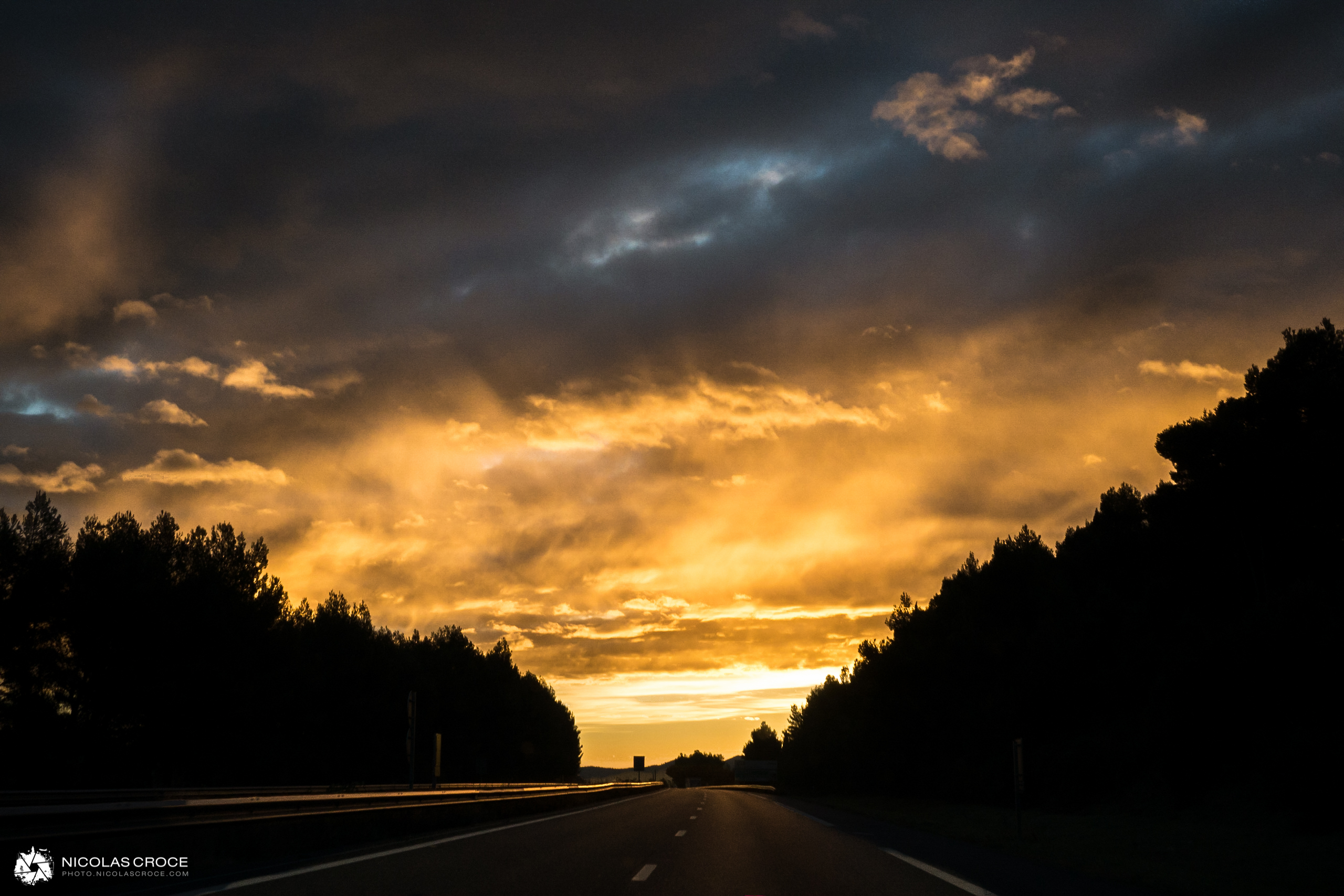 On the road this morning