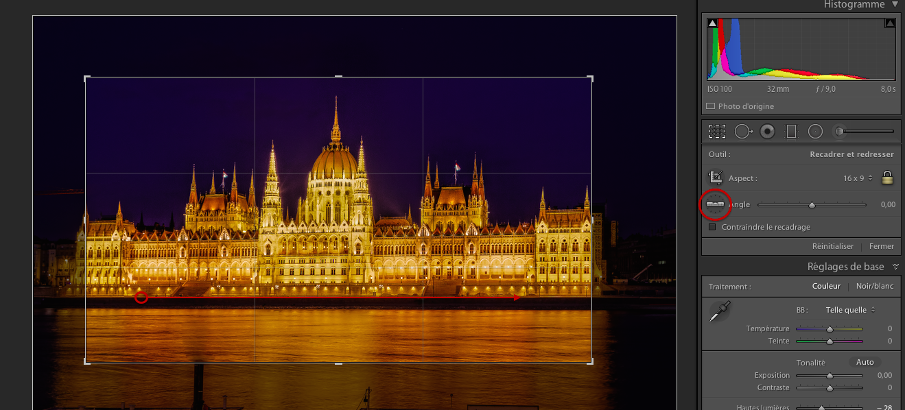 3 comment redresser photo lightroom