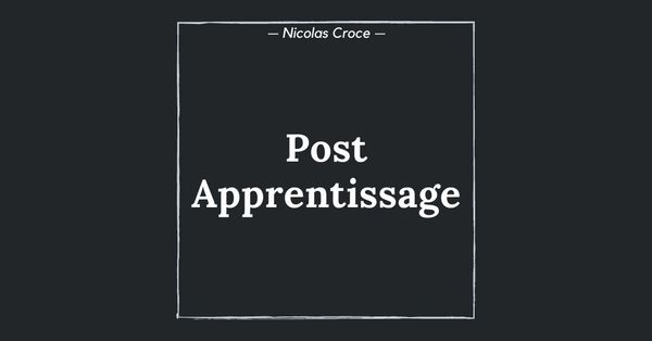 Post-apprentissage
