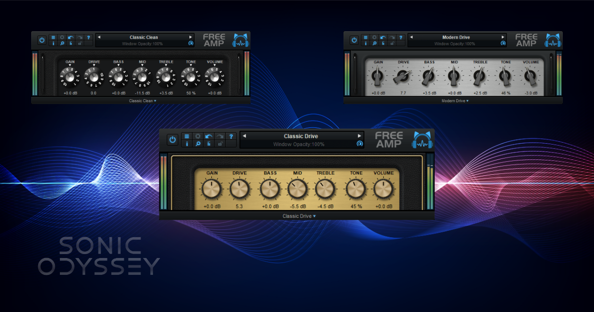 Blue Cat Free Amp delivers simple, reliable guitar tones with minimal CPU usage and fast setup.