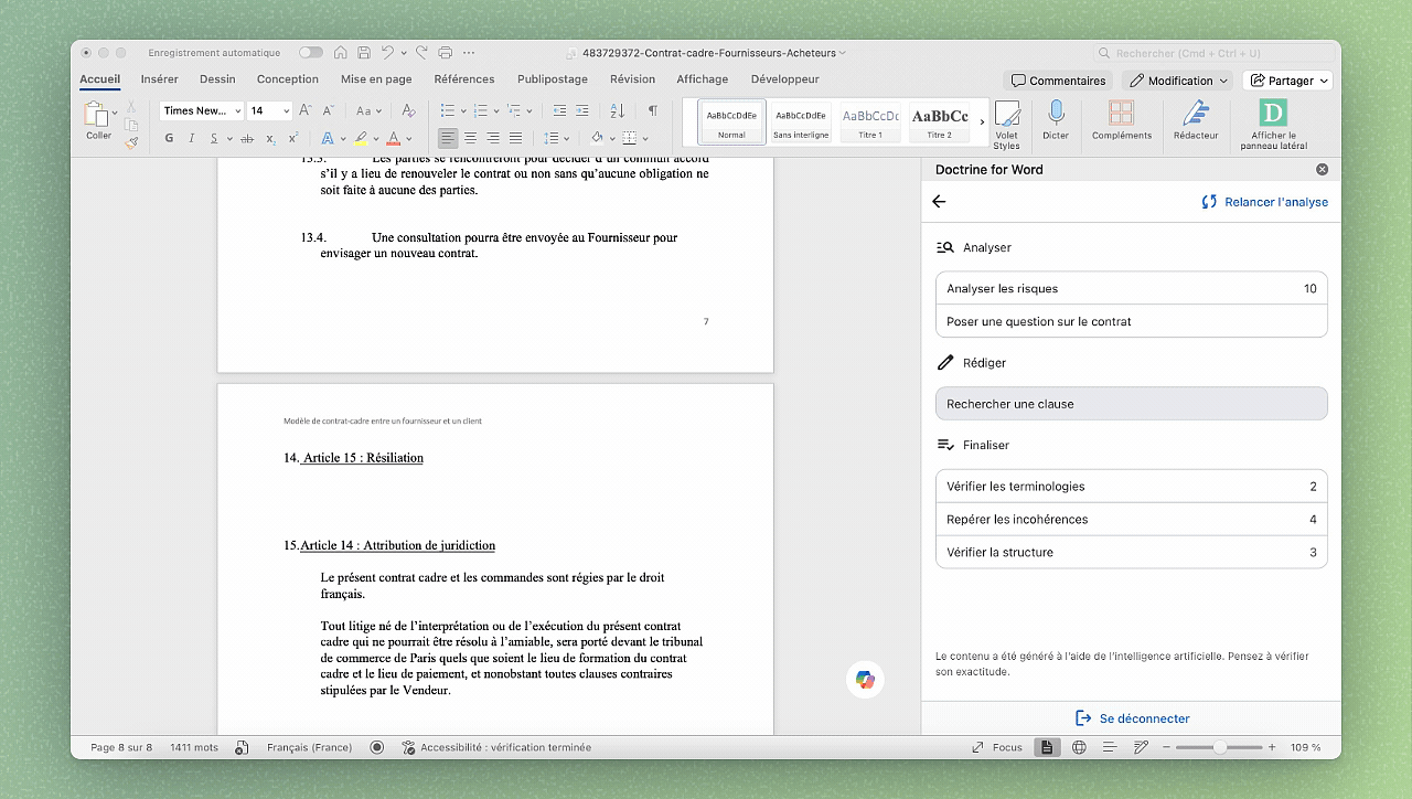 recherche clause clausier