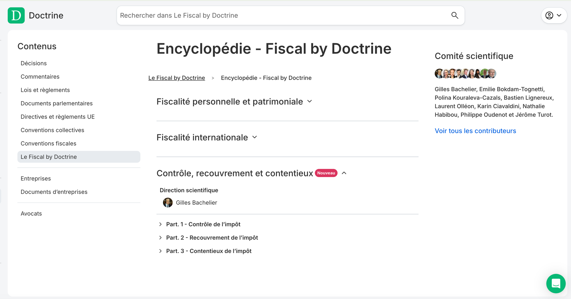 encyclopedie fiscal by doctrine