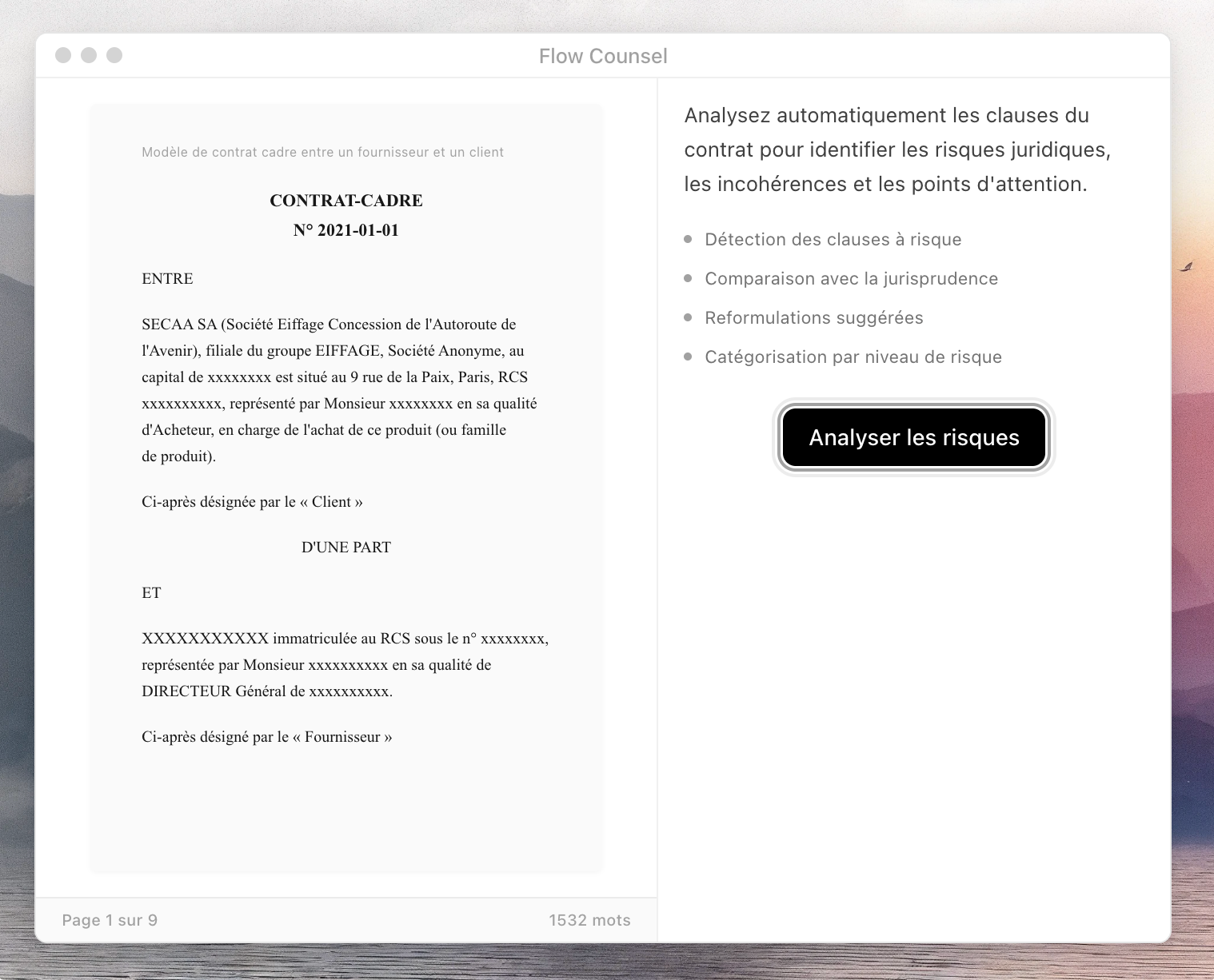 analyser risque contrat