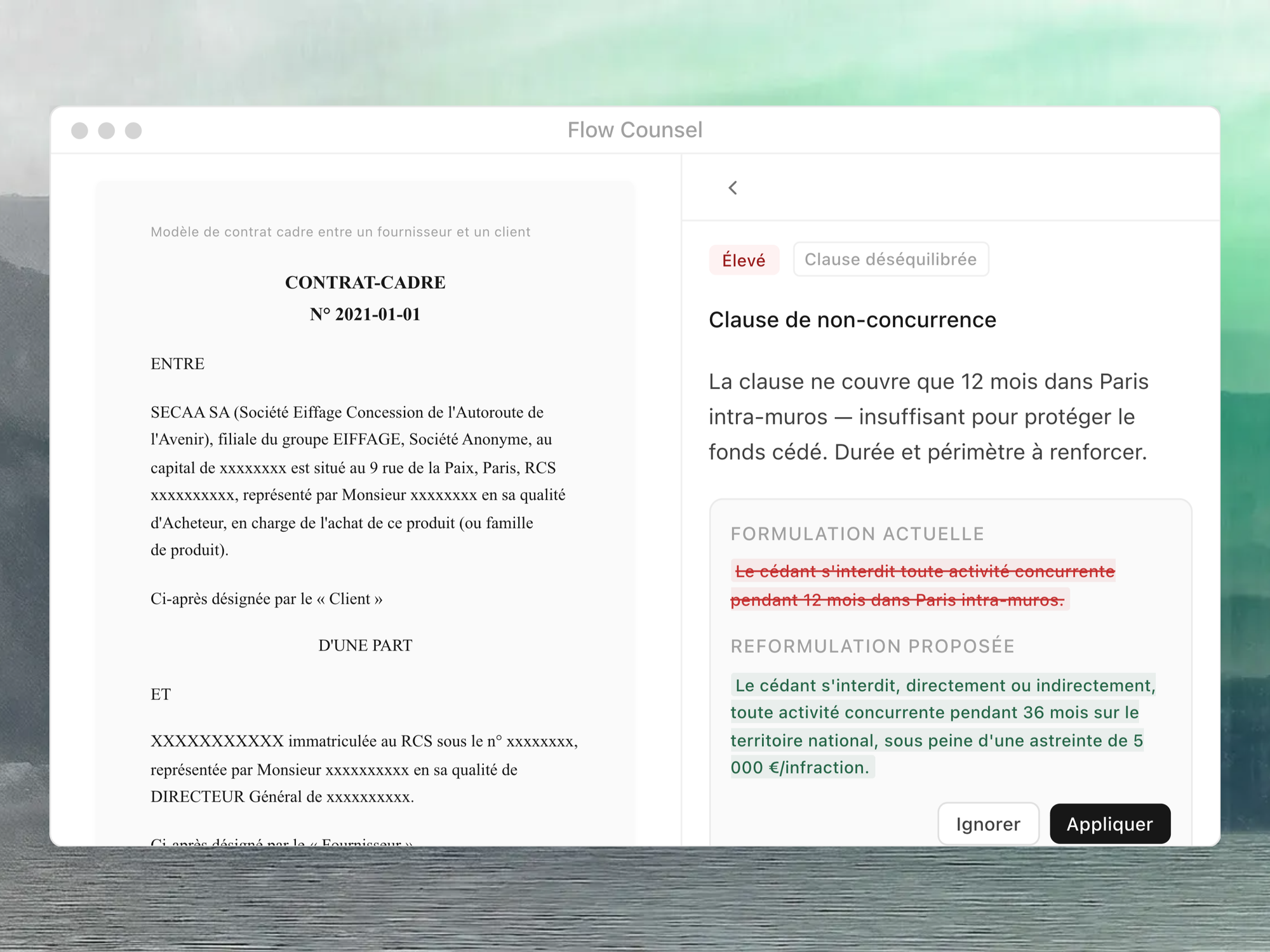 Négocier contrat avocat