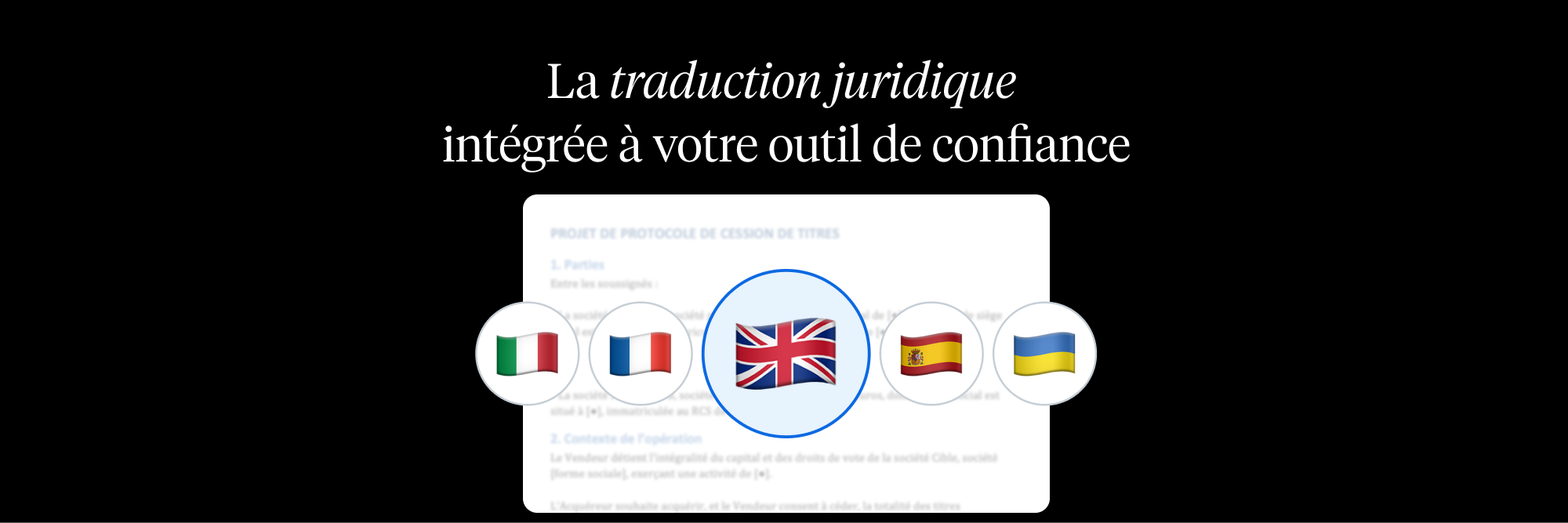 Doctrine lance la traduction juridique sécurisée et intégrée pour les professionnels du droit