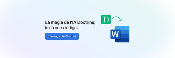 Le Chatbot Doctrine directement dans Word
