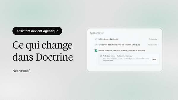 Assistant devient Agentique : ce qui change dans Doctrine