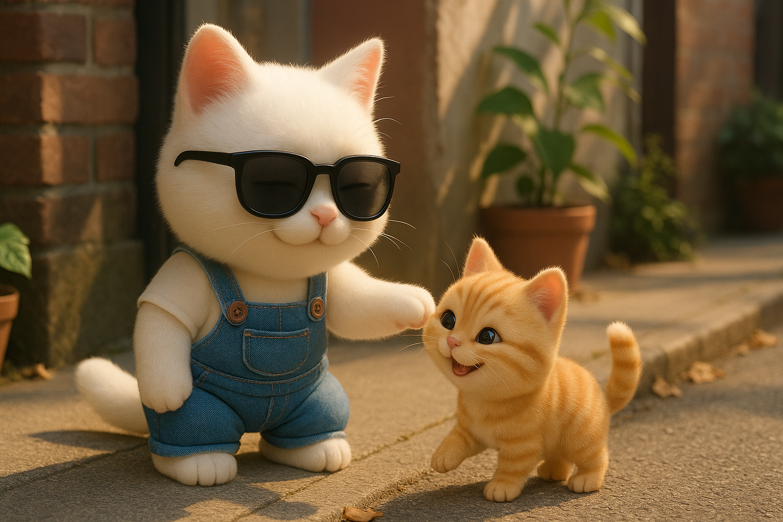 A Gentle Nudge: When Cats Remind Us to Slow Down