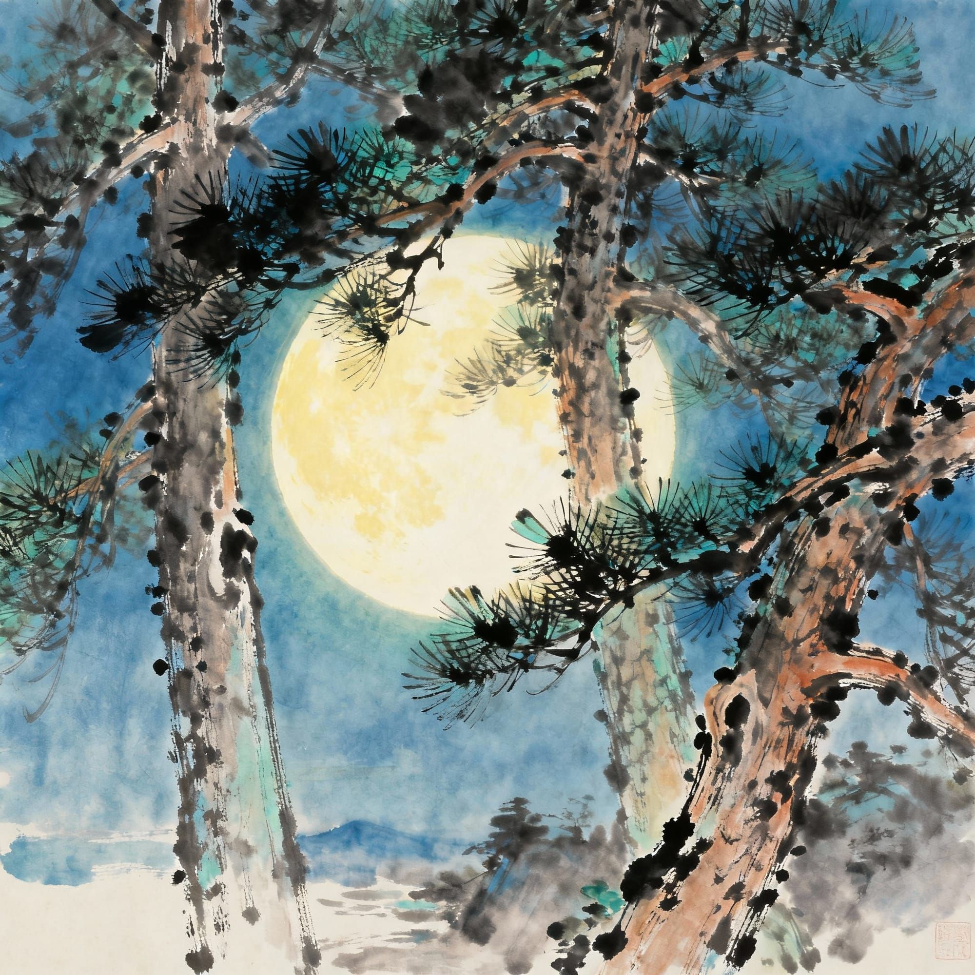 Pines & Moonlight — Gentle Self‑Care Through Ritual: Beneath tall pines and silver moonlight, you open a quiet space for yourself.