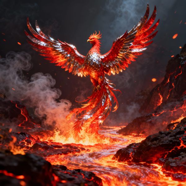 Phoenix Rebirth — Rising from Adversity: From Ashes to Wings, Let Your Life Soar Again
