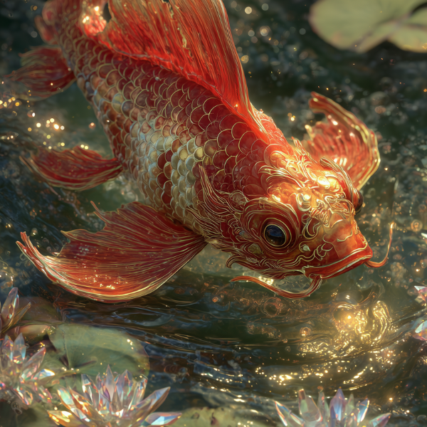The Scarlet Carp: Courage that Rises Against the Current