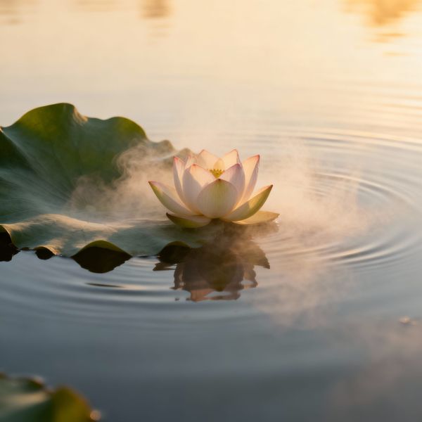 Lotus of Stillness — Practice Staying Present: Let Your Soul Bloom Like the Lotus