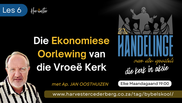 Die Ekonomiese Oorlewing van die Vroeë Kerk