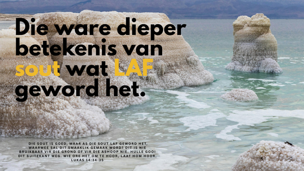Die Ware Betekenis van Sout wat Laf geword het