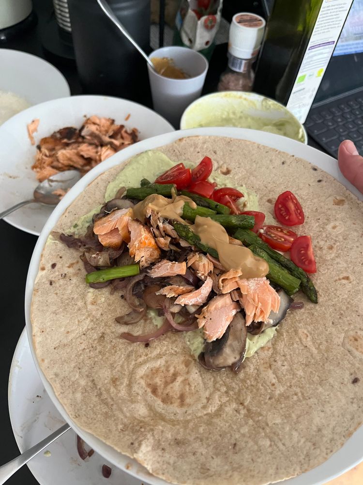 Lachs-Spargel-Wraps: Ein gesundes Wohlfühlgericht