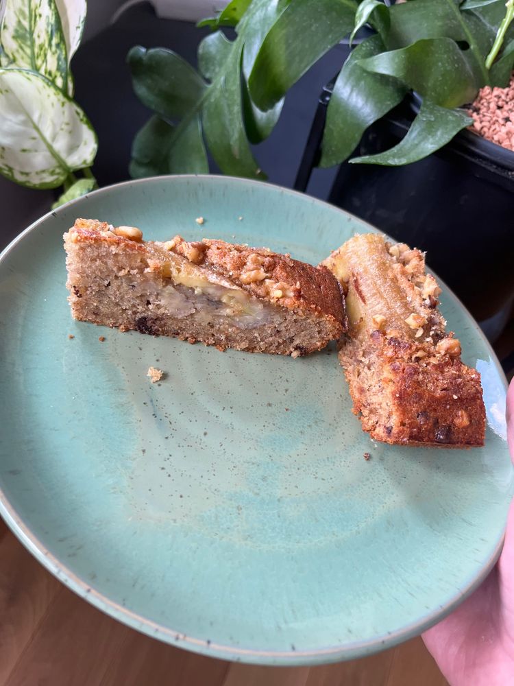 Bananenbrot mit Schokostückchen