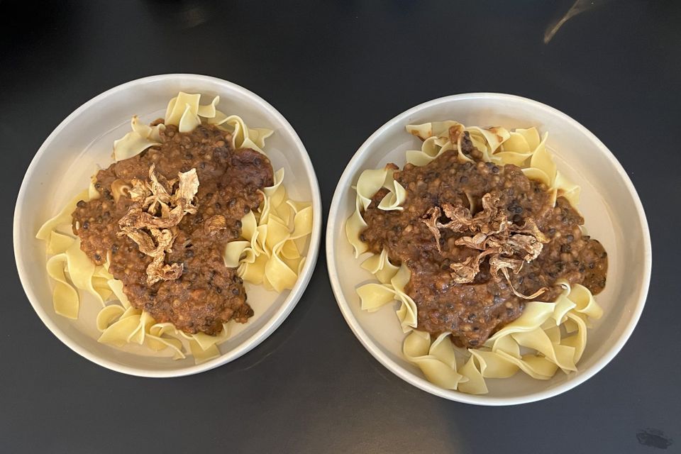 Vegetarian Oven-Ragù Inspired by Ottolenghi: A Fusion of Flavors