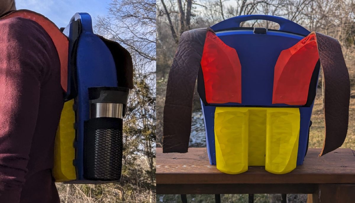 Anatomically Customized 3D Printed Pack