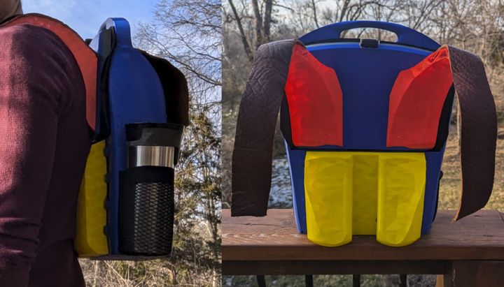 Anatomically Customized 3D Printed Pack