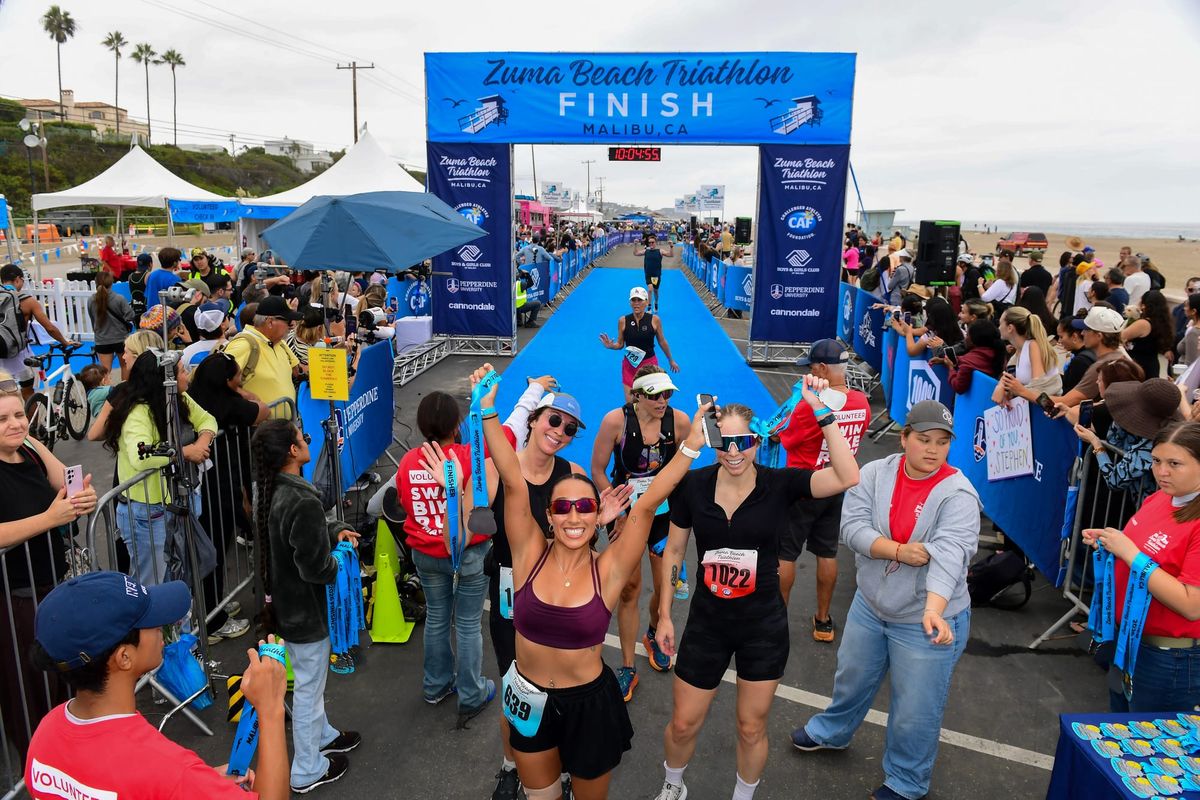 Image for Nearly 1,500 athletes compete in 2026 Zuma Beach Triathlon