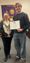 Ilene Knebel and Mason Jacquelin at Santa Monica Elks Lodge ceremony for community service award