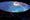 Interior view of Santa Monica College Planetarium dome projection system showing constellation display